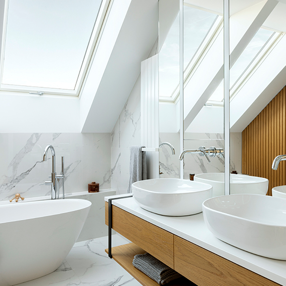 bathrooms